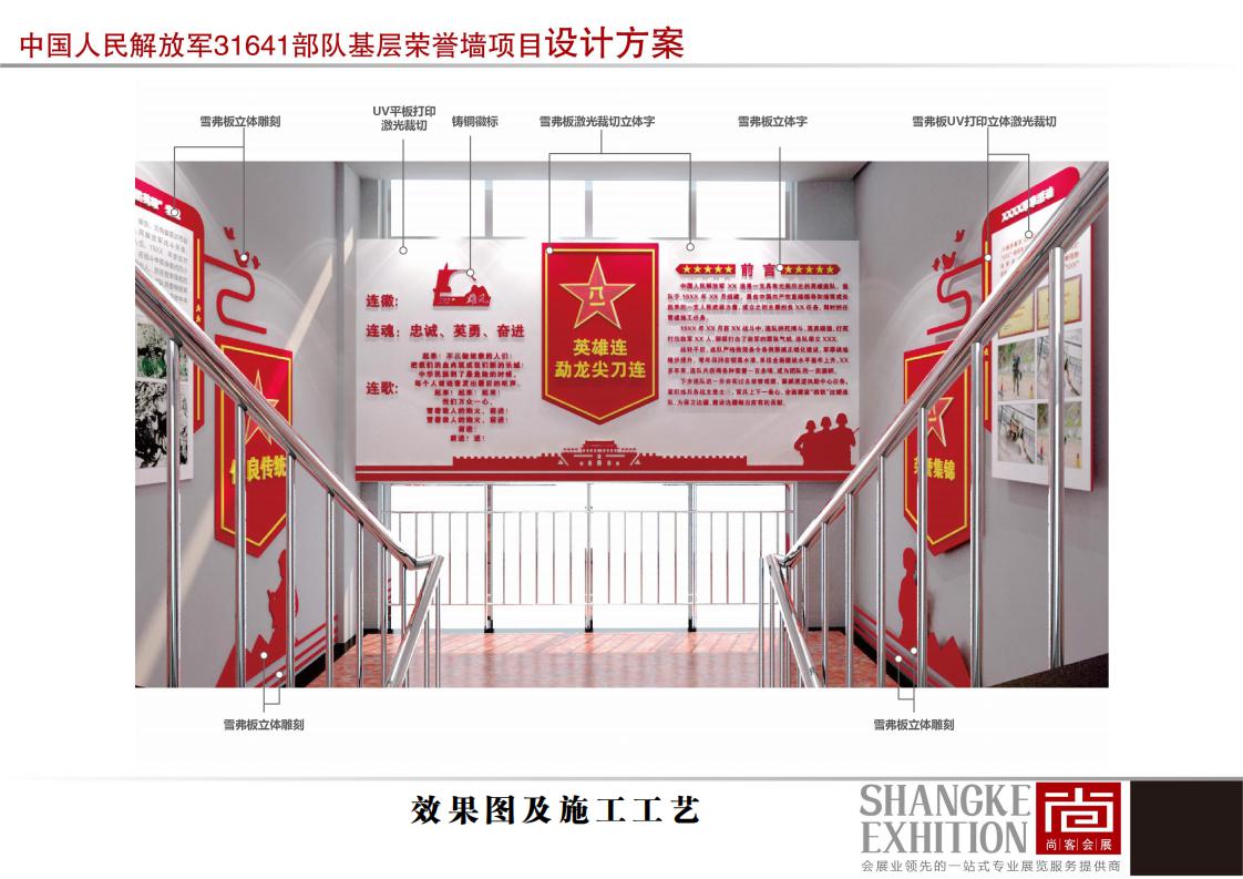 部隊、陸軍、宣傳欄、櫥窗、榮譽室、榮譽墻、展廳、文化長廊、文化走廊設計制作和部隊元素